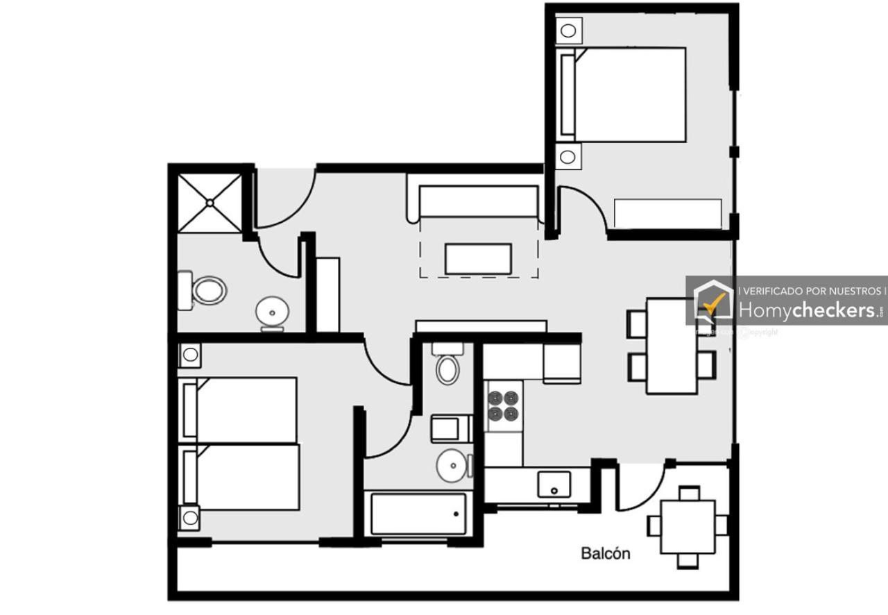Cozy Apartamento Centro 托雷莫利诺斯 外观 照片